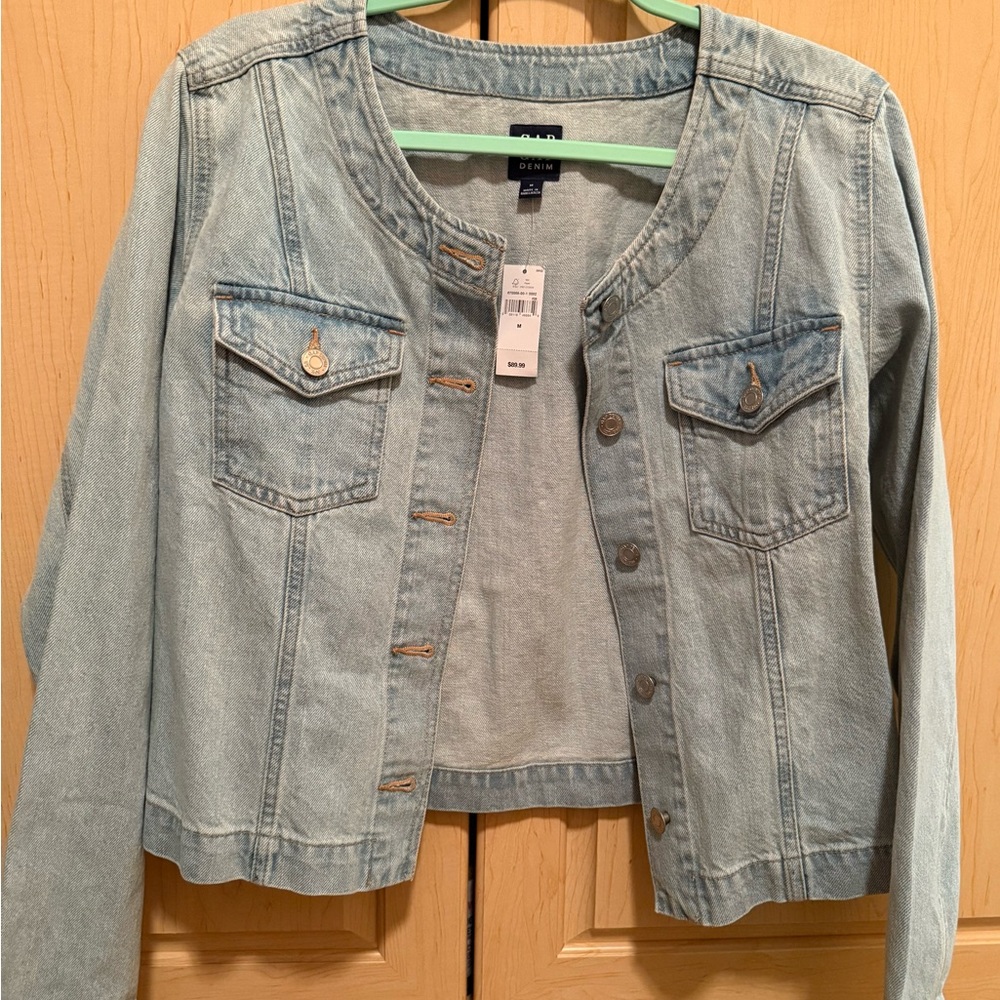 GAP Light Blue Jean Jacket for Women